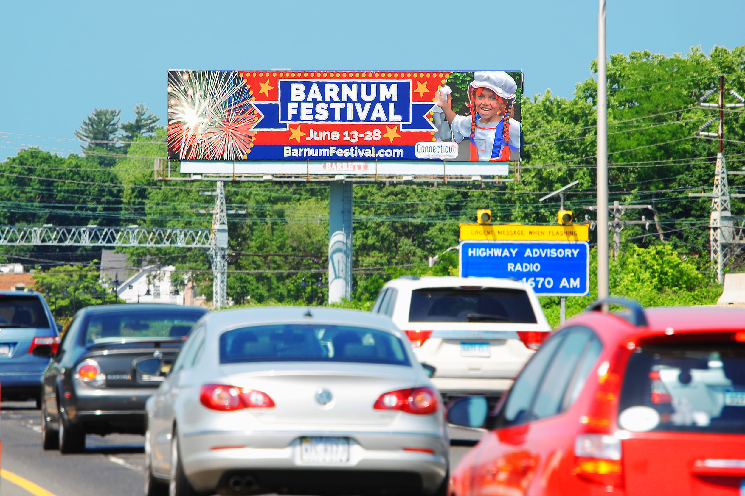 Billboard image of Barnum Festival